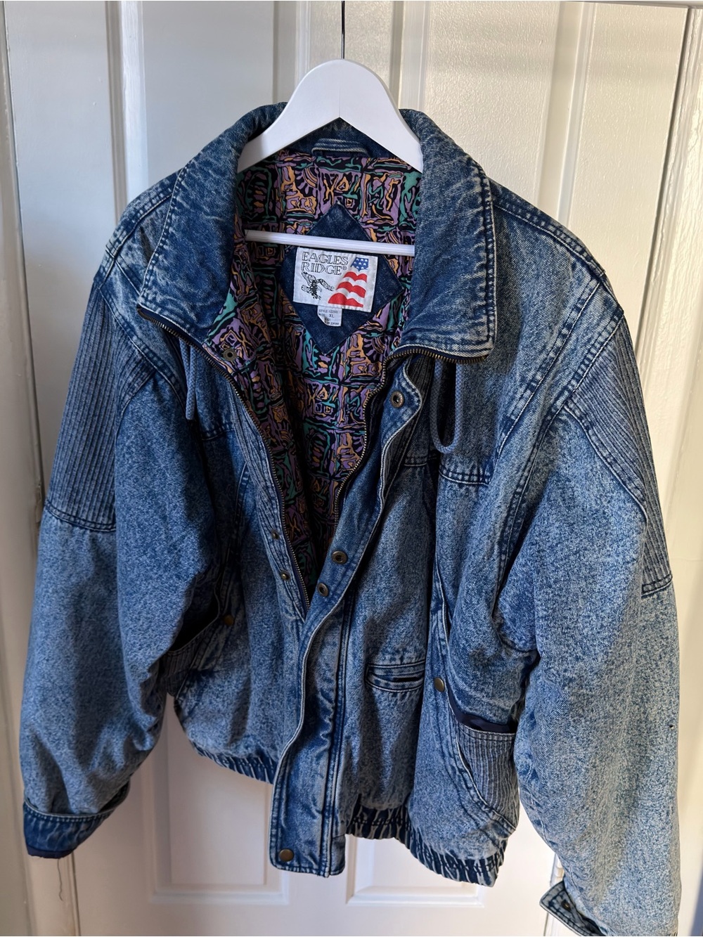 Vintage Women's Acid Wash Denim Jacket